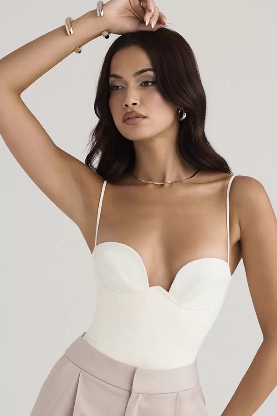 House of CB 'Avery' Ivory Underwired Bodysuit Store