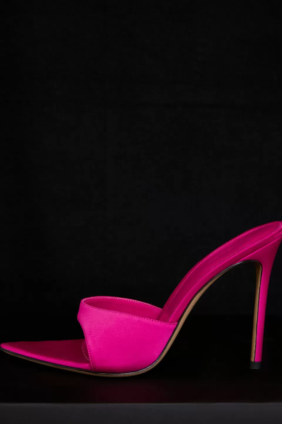 House of CB 'Bella' Pink Pointed High Heel Mules Fashion