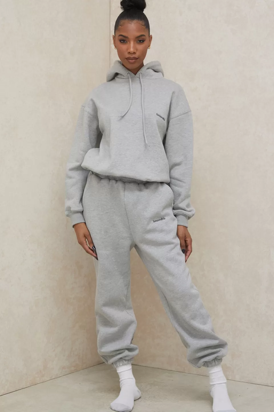 House of CB 'Cloud' Grey Brushback Jogging Trousers Shop