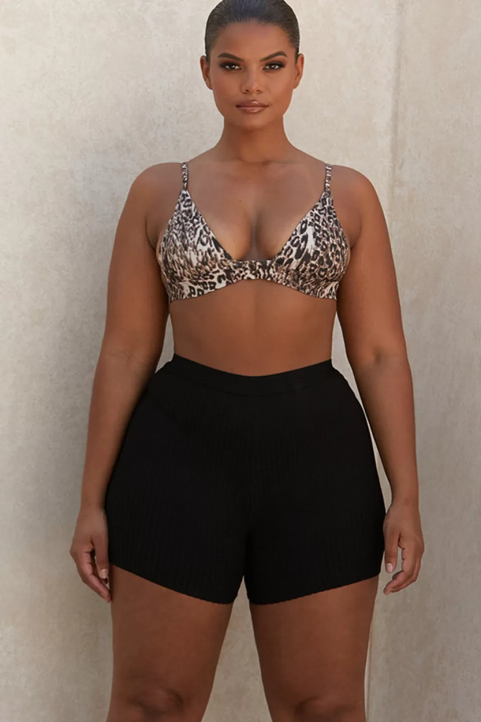 House of CB 'Eden' Black Bandage Shorts Best Sale