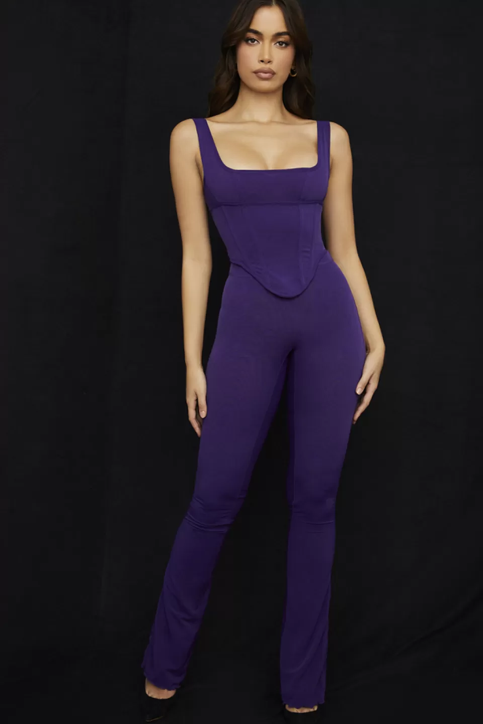 House of CB 'Erin' Grape Mesh Trousers Discount