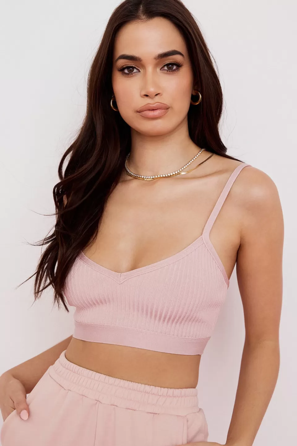 House of CB 'Evie' Blush Bandage Bralette Sale