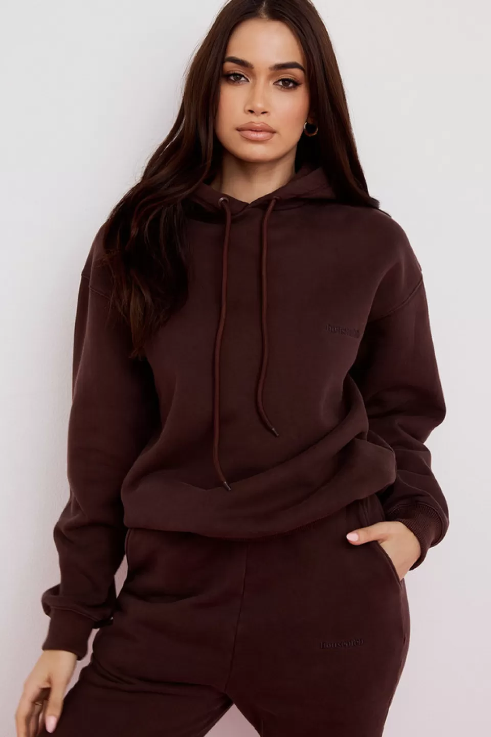 House of CB 'Halo' Chocolate Oversized Hoodie Fashion