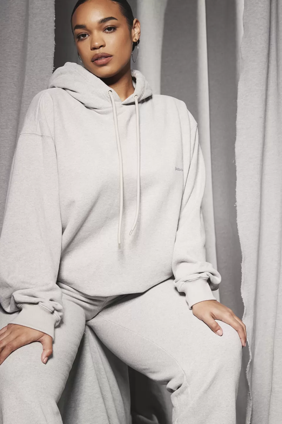 House of CB 'Halo' Light Grey Oversized Hoodie Hot