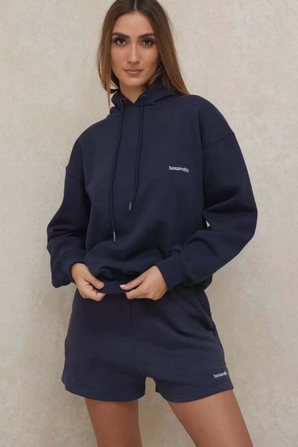 House of CB 'Halo' Navy Oversized Hoodie Cheap