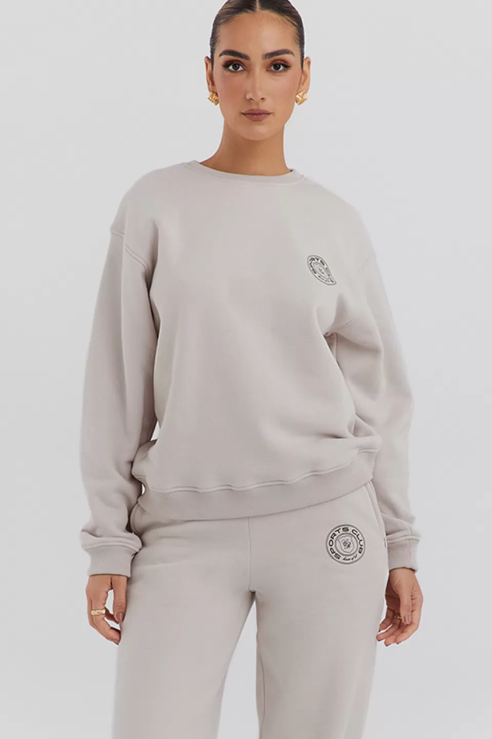 House of CB 'Haze' Cloud Crew Neck Sweatshirt Cheap