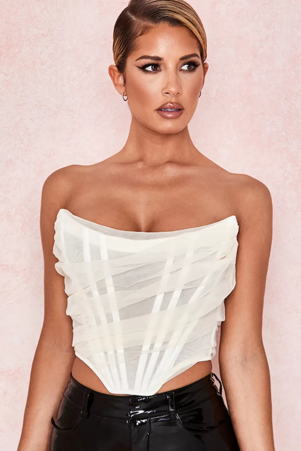 House of CB 'Melinda' Ivory Boned Corset Fashion