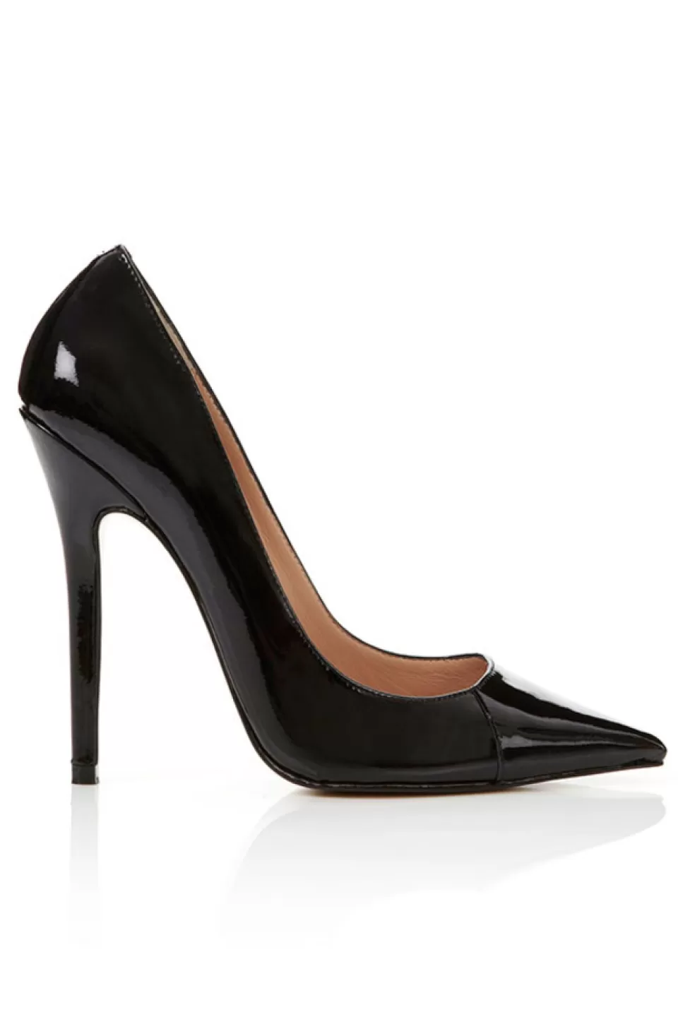 House of CB 'Paris' Patent Leather Black Pointed Toe High Heel Pump Sale