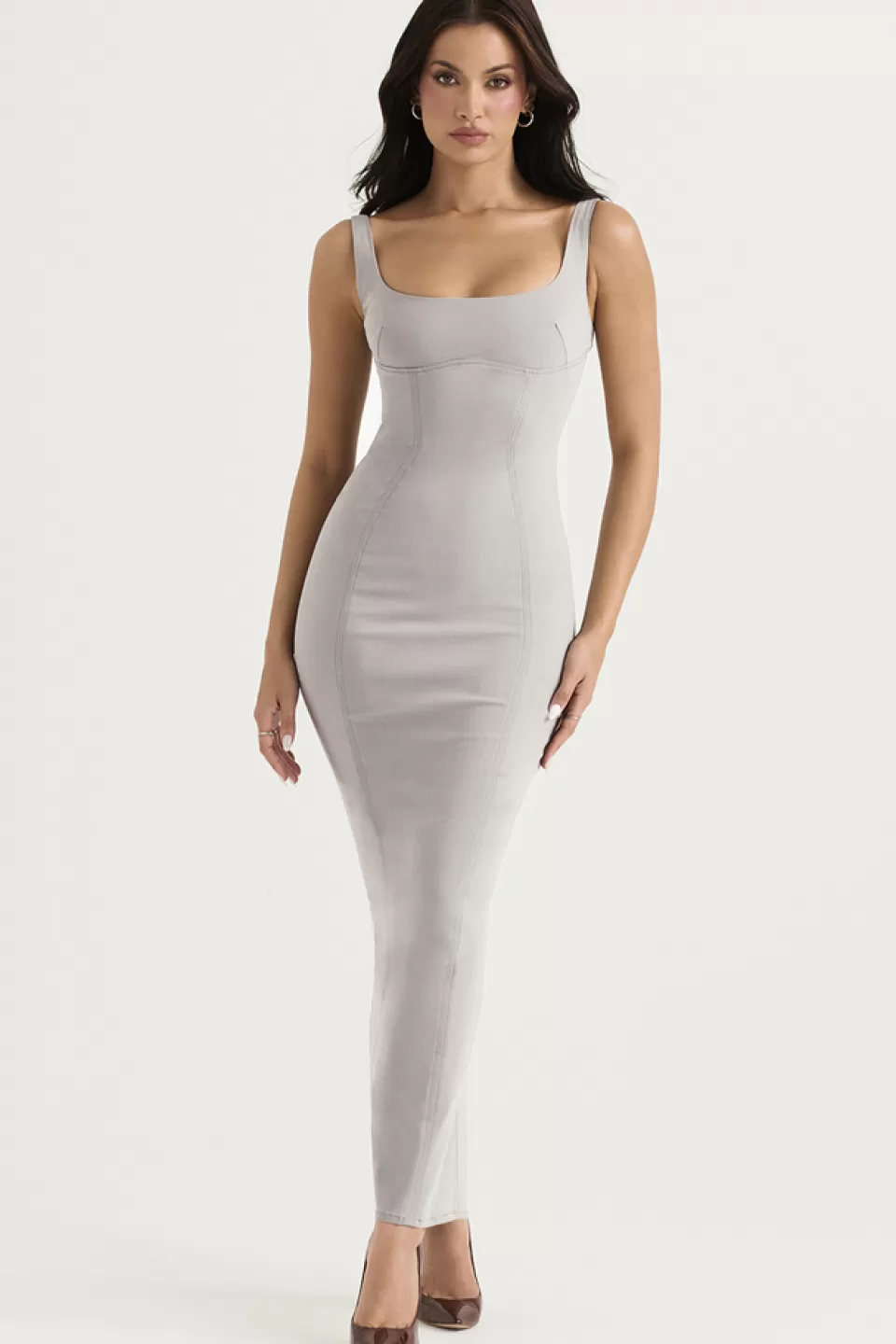 House of CB 'Rea' Smoke Bodycon Maxi Dress Fashion