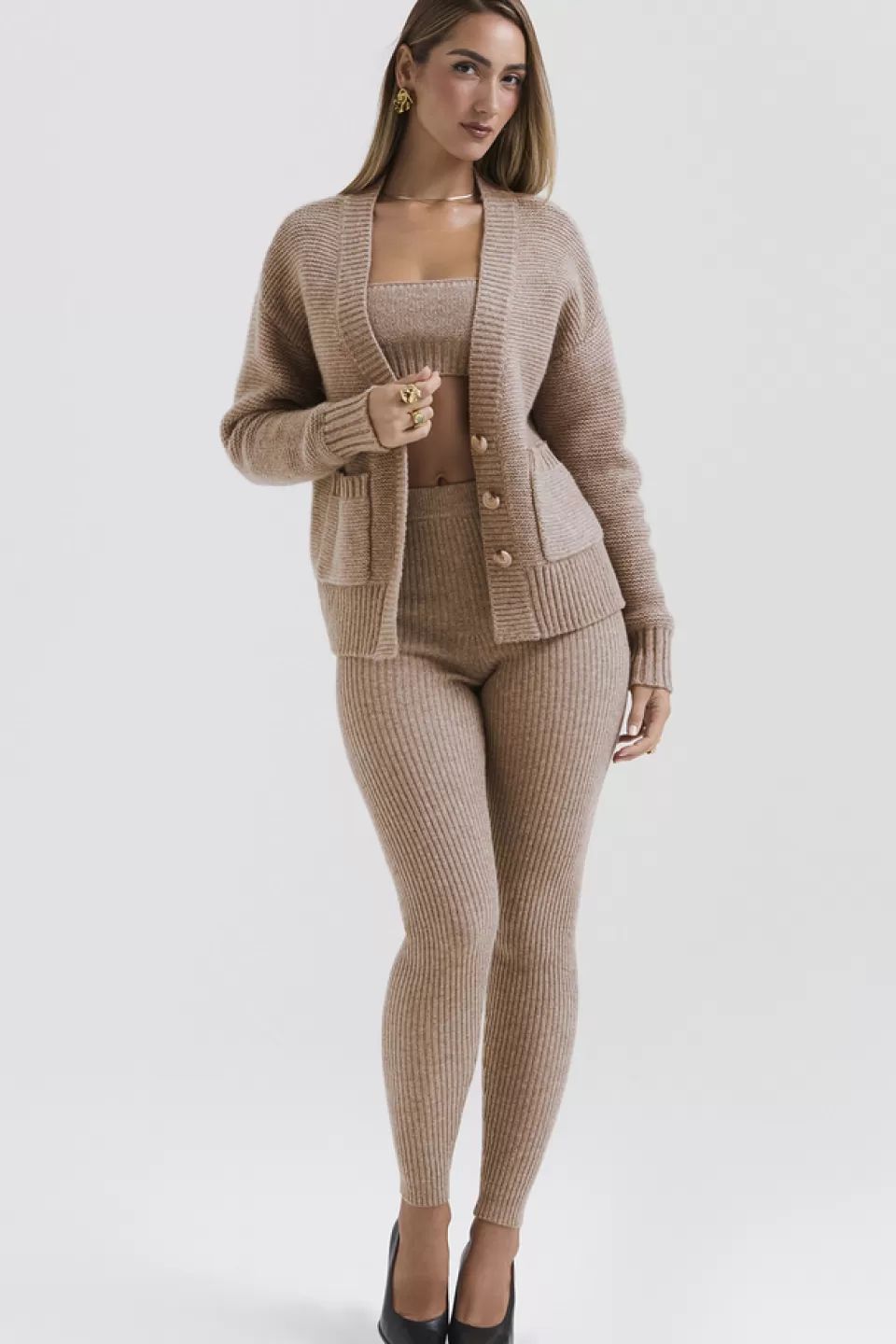 House of CB 'Rosmina' Barley Natural Wool Leggings Online