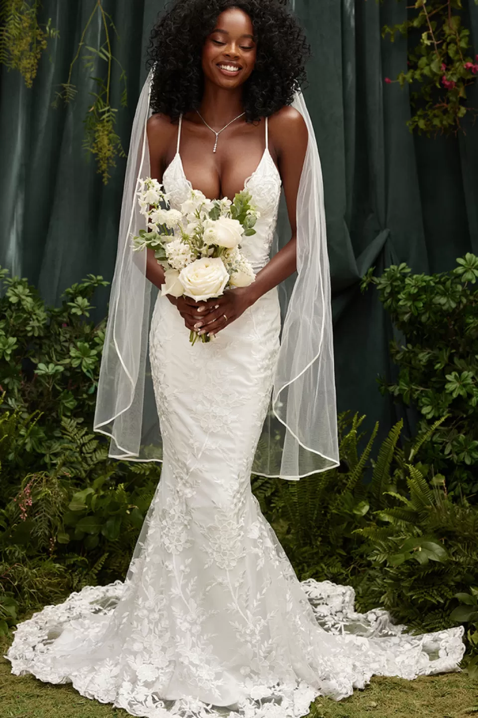 House of CB 'Simone' White Soft Tulle Veil Fashion