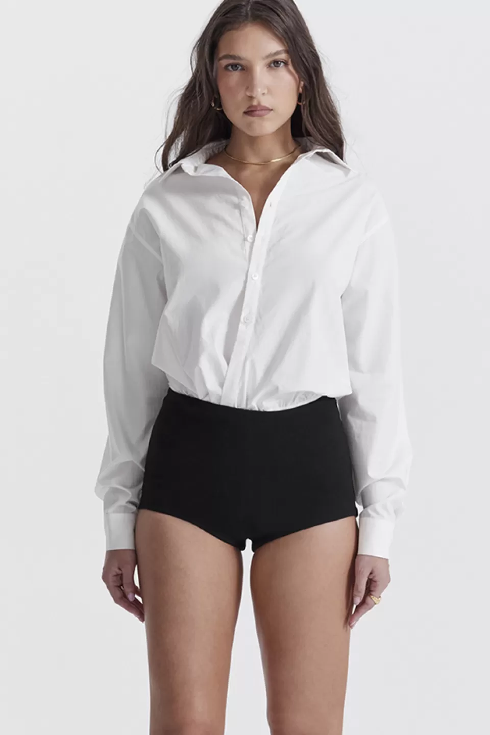 House of CB 'Tahni' Black High Waisted Shorts Store